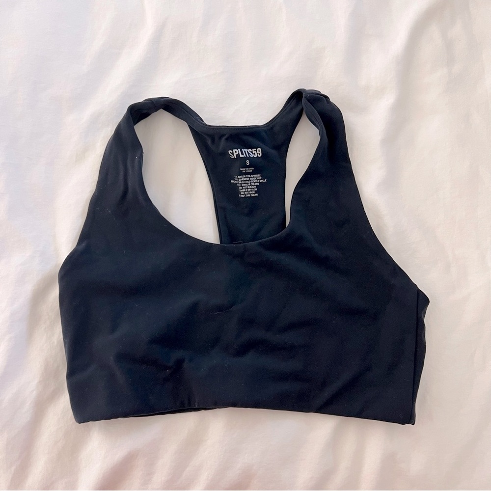 splits 59 navy sports bra
